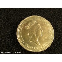 1986 2 Pound British XIII Commonwealth Games Scottland Circulated Coin